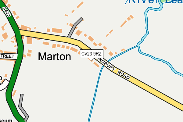 CV23 9RZ map - OS OpenMap – Local (Ordnance Survey) CV23 9RZ map - OS OpenMap – Local (Ordnance Survey)
