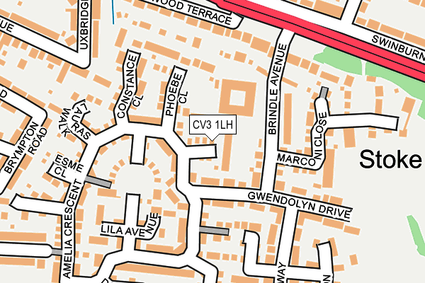 CV3 1LH map - OS OpenMap – Local (Ordnance Survey) CV3 1LH map - OS OpenMap – Local (Ordnance Survey)