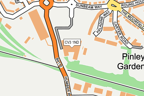 CV3 1ND map - OS OpenMap – Local (Ordnance Survey) CV3 1ND map - OS OpenMap – Local (Ordnance Survey)