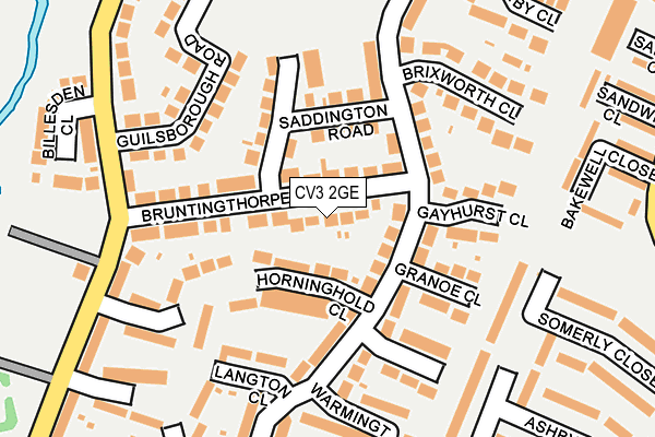 CV3 2GE map - OS OpenMap – Local (Ordnance Survey) CV3 2GE map - OS OpenMap – Local (Ordnance Survey)