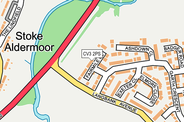 CV3 2PS map - OS OpenMap – Local (Ordnance Survey) CV3 2PS map - OS OpenMap – Local (Ordnance Survey)
