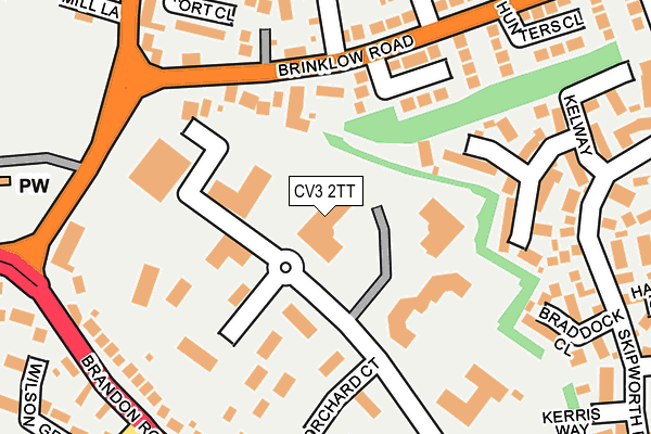 CV3 2TT map - OS OpenMap – Local (Ordnance Survey) CV3 2TT map - OS OpenMap – Local (Ordnance Survey)