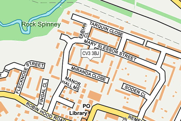 CV3 3BJ map - OS OpenMap – Local (Ordnance Survey) CV3 3BJ map - OS OpenMap – Local (Ordnance Survey)