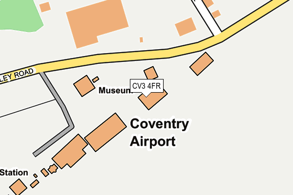 CV3 4FR map - OS OpenMap – Local (Ordnance Survey) CV3 4FR map - OS OpenMap – Local (Ordnance Survey)