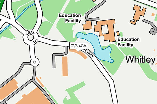 CV3 4GA map - OS OpenMap – Local (Ordnance Survey) CV3 4GA map - OS OpenMap – Local (Ordnance Survey)