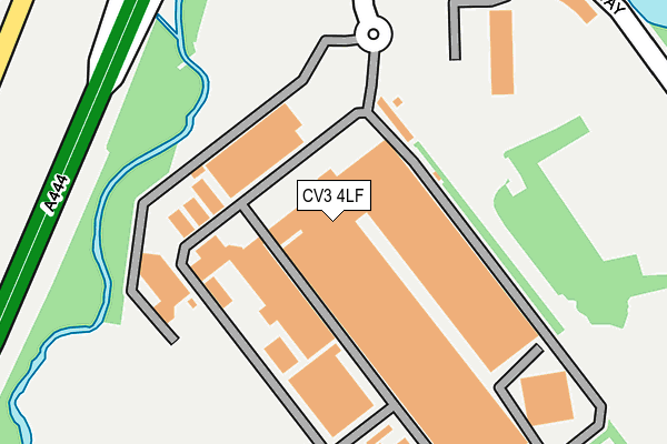 CV3 4LF map - OS OpenMap – Local (Ordnance Survey) CV3 4LF map - OS OpenMap – Local (Ordnance Survey)