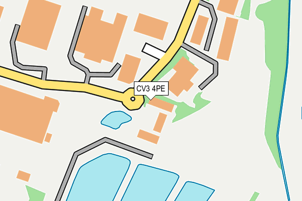 CV3 4PE map - OS OpenMap – Local (Ordnance Survey) CV3 4PE map - OS OpenMap – Local (Ordnance Survey)