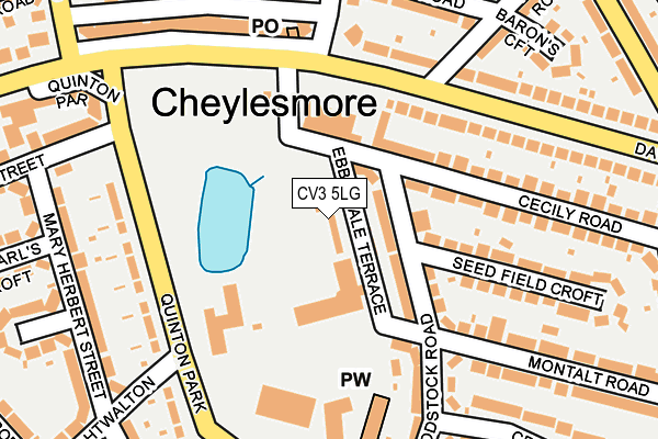 CV3 5LG map - OS OpenMap – Local (Ordnance Survey) CV3 5LG map - OS OpenMap – Local (Ordnance Survey)