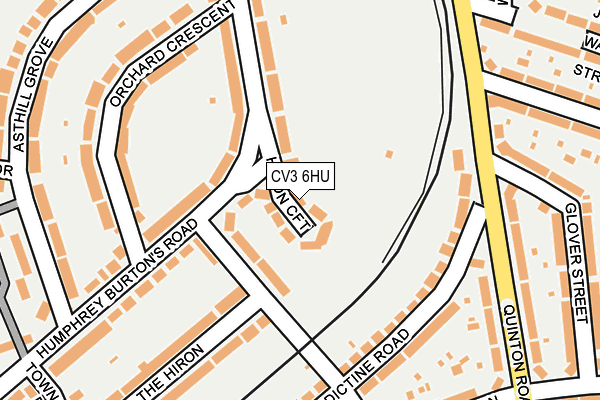 CV3 6HU map - OS OpenMap – Local (Ordnance Survey) CV3 6HU map - OS OpenMap – Local (Ordnance Survey)