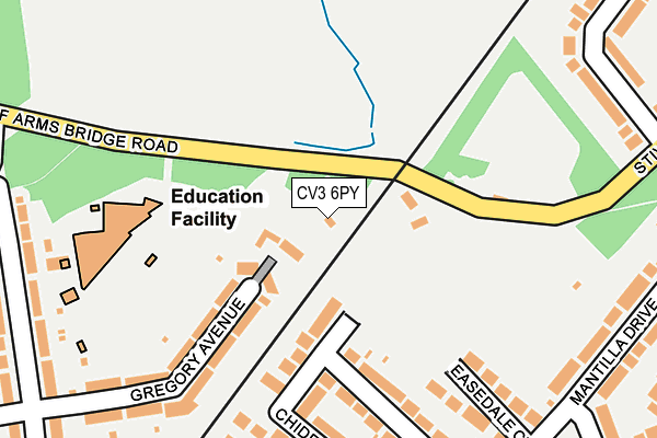 CV3 6PY map - OS OpenMap – Local (Ordnance Survey) CV3 6PY map - OS OpenMap – Local (Ordnance Survey)