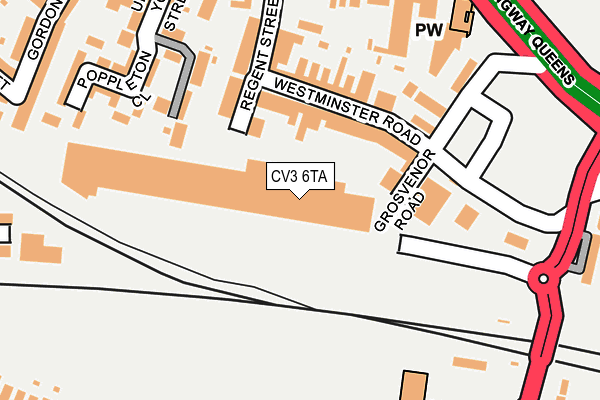 CV3 6TA map - OS OpenMap – Local (Ordnance Survey) CV3 6TA map - OS OpenMap – Local (Ordnance Survey)