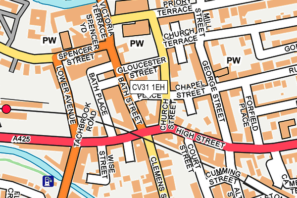 CV31 1EH map - OS OpenMap – Local (Ordnance Survey)