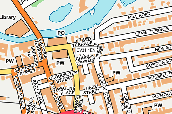 CV31 1EN map - OS OpenMap – Local (Ordnance Survey)