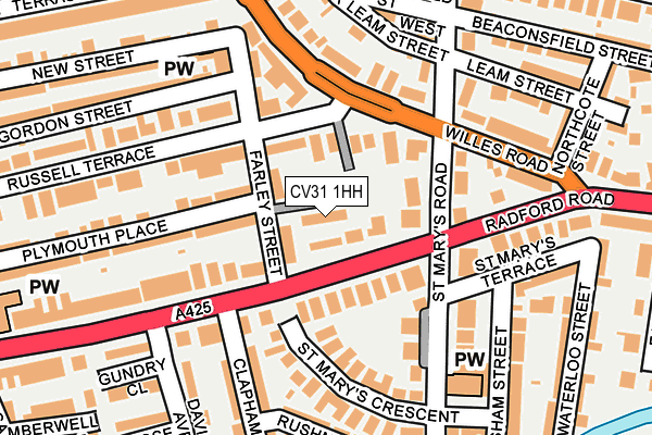 CV31 1HH map - OS OpenMap – Local (Ordnance Survey) CV31 1HH map - OS OpenMap – Local (Ordnance Survey)