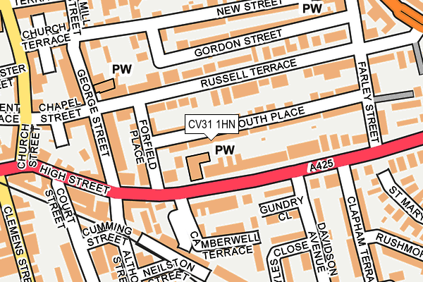 CV31 1HN map - OS OpenMap – Local (Ordnance Survey) CV31 1HN map - OS OpenMap – Local (Ordnance Survey)