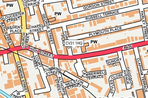 CV31 1HQ map - OS OpenMap – Local (Ordnance Survey) CV31 1HQ map - OS OpenMap – Local (Ordnance Survey)
