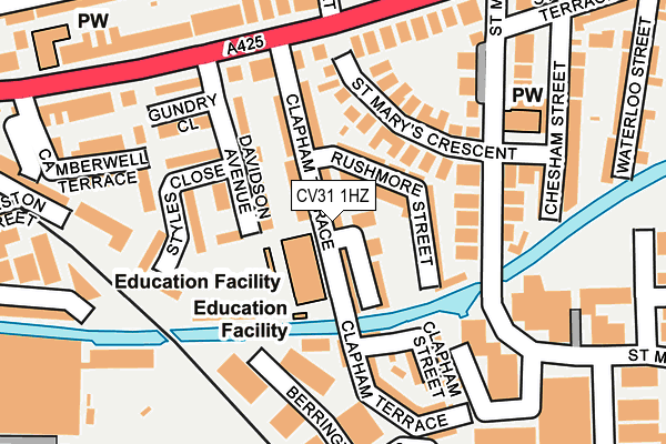 CV31 1HZ map - OS OpenMap – Local (Ordnance Survey) CV31 1HZ map - OS OpenMap – Local (Ordnance Survey)