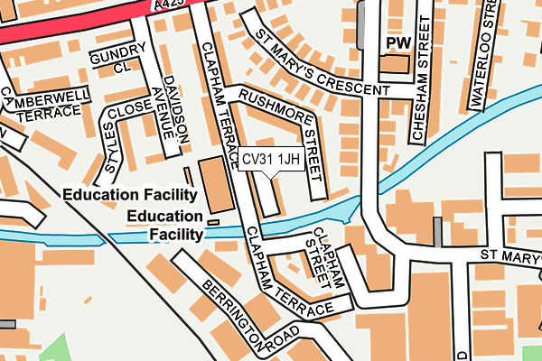 CV31 1JH map - OS OpenMap – Local (Ordnance Survey) CV31 1JH map - OS OpenMap – Local (Ordnance Survey)