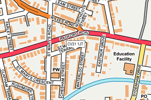 CV31 1JT map - OS OpenMap – Local (Ordnance Survey) CV31 1JT map - OS OpenMap – Local (Ordnance Survey)