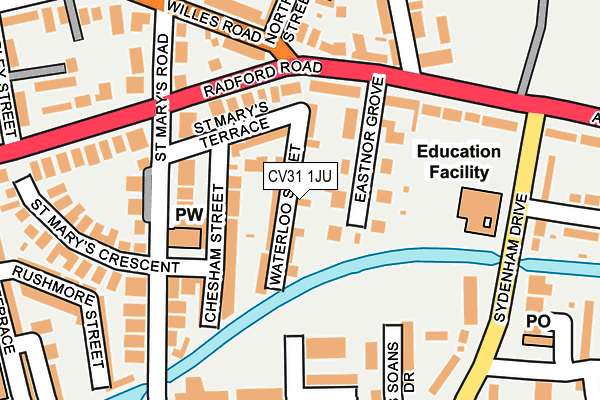 CV31 1JU map - OS OpenMap – Local (Ordnance Survey) CV31 1JU map - OS OpenMap – Local (Ordnance Survey)