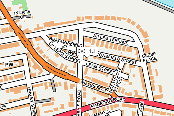 CV31 1LH map - OS OpenMap – Local (Ordnance Survey) CV31 1LH map - OS OpenMap – Local (Ordnance Survey)