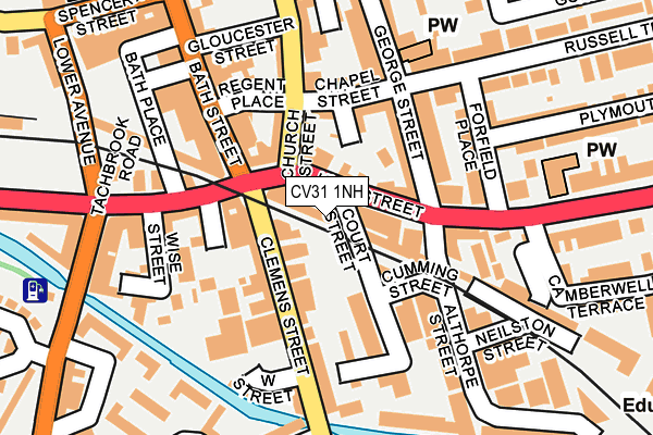 CV31 1NH map - OS OpenMap – Local (Ordnance Survey) CV31 1NH map - OS OpenMap – Local (Ordnance Survey)