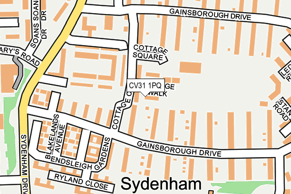 CV31 1PQ map - OS OpenMap – Local (Ordnance Survey) CV31 1PQ map - OS OpenMap – Local (Ordnance Survey)