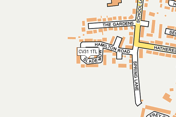 CV31 1TL map - OS OpenMap – Local (Ordnance Survey)