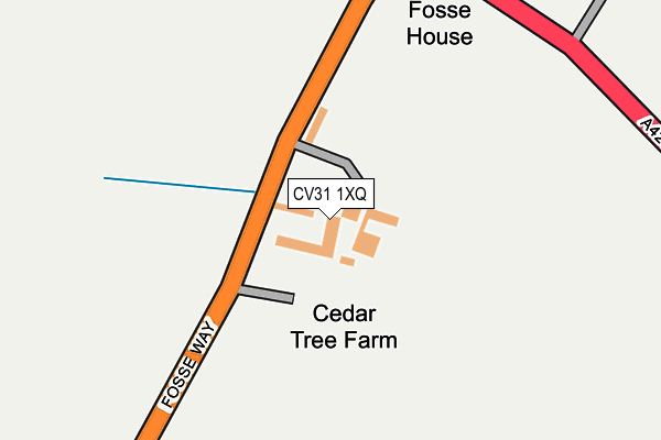 CV31 1XQ map - OS OpenMap – Local (Ordnance Survey) CV31 1XQ map - OS OpenMap – Local (Ordnance Survey)