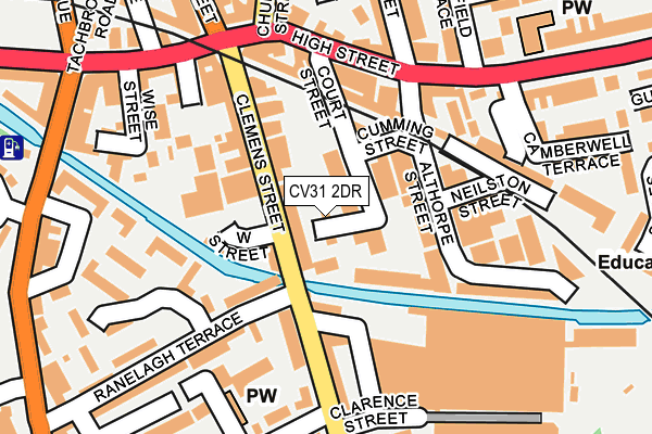 CV31 2DR map - OS OpenMap – Local (Ordnance Survey) CV31 2DR map - OS OpenMap – Local (Ordnance Survey)