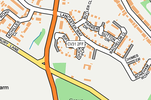 CV31 2FF map - OS OpenMap – Local (Ordnance Survey) CV31 2FF map - OS OpenMap – Local (Ordnance Survey)