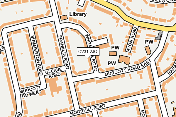 CV31 2JQ map - OS OpenMap – Local (Ordnance Survey) CV31 2JQ map - OS OpenMap – Local (Ordnance Survey)