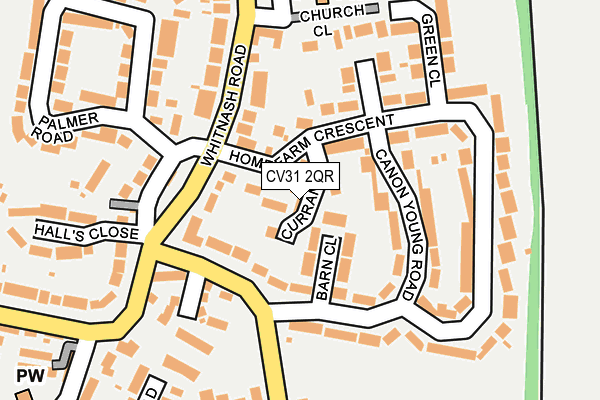CV31 2QR map - OS OpenMap – Local (Ordnance Survey) CV31 2QR map - OS OpenMap – Local (Ordnance Survey)
