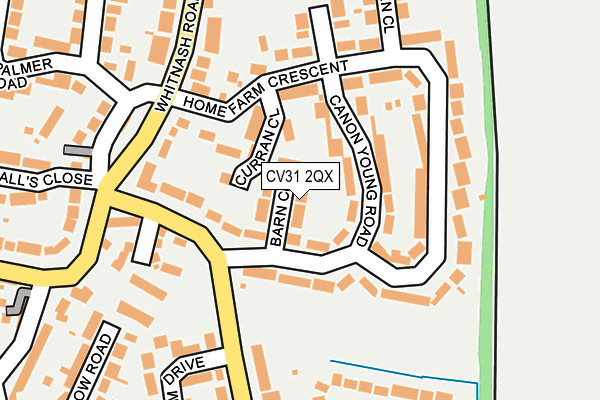 CV31 2QX map - OS OpenMap – Local (Ordnance Survey) CV31 2QX map - OS OpenMap – Local (Ordnance Survey)