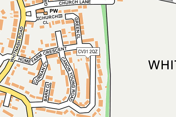 CV31 2QZ map - OS OpenMap – Local (Ordnance Survey) CV31 2QZ map - OS OpenMap – Local (Ordnance Survey)
