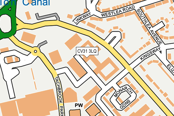 CV31 3LQ map - OS OpenMap – Local (Ordnance Survey) CV31 3LQ map - OS OpenMap – Local (Ordnance Survey)