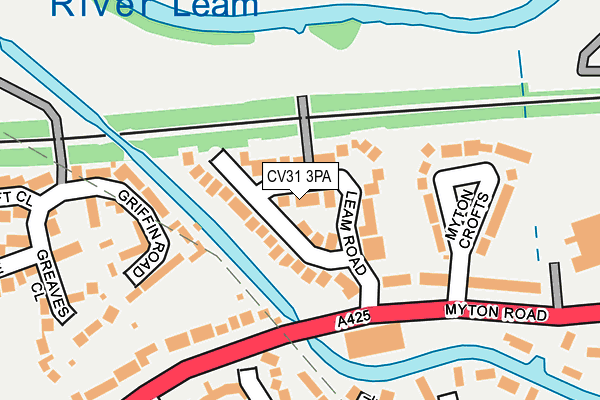 CV31 3PA map - OS OpenMap – Local (Ordnance Survey)