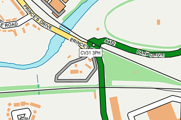 CV31 3PH map - OS OpenMap – Local (Ordnance Survey) CV31 3PH map - OS OpenMap – Local (Ordnance Survey)