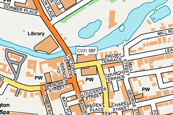 CV31 9BF map - OS OpenMap – Local (Ordnance Survey) CV31 9BF map - OS OpenMap – Local (Ordnance Survey)