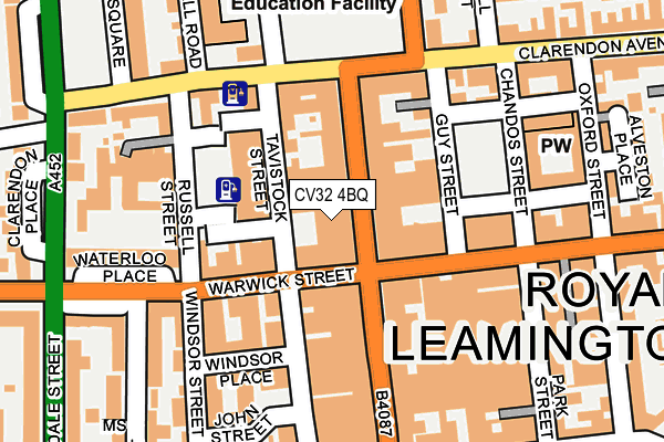 CV32 4BQ map - OS OpenMap – Local (Ordnance Survey) CV32 4BQ map - OS OpenMap – Local (Ordnance Survey)