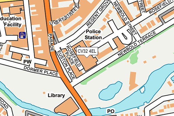 CV32 4EL map - OS OpenMap – Local (Ordnance Survey) CV32 4EL map - OS OpenMap – Local (Ordnance Survey)