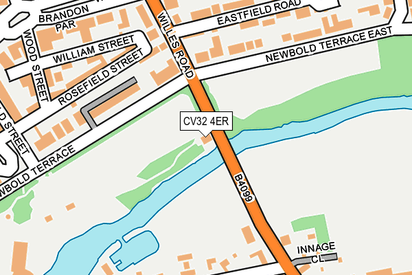 CV32 4ER map - OS OpenMap – Local (Ordnance Survey) CV32 4ER map - OS OpenMap – Local (Ordnance Survey)