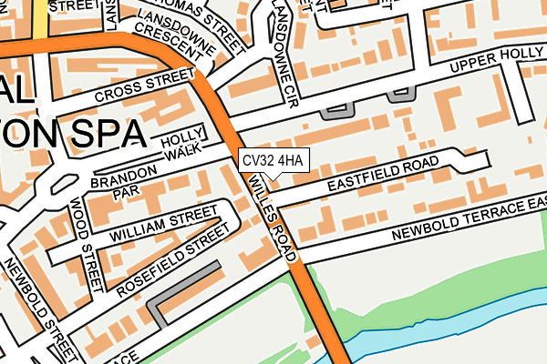 CV32 4HA map - OS OpenMap – Local (Ordnance Survey) CV32 4HA map - OS OpenMap – Local (Ordnance Survey)