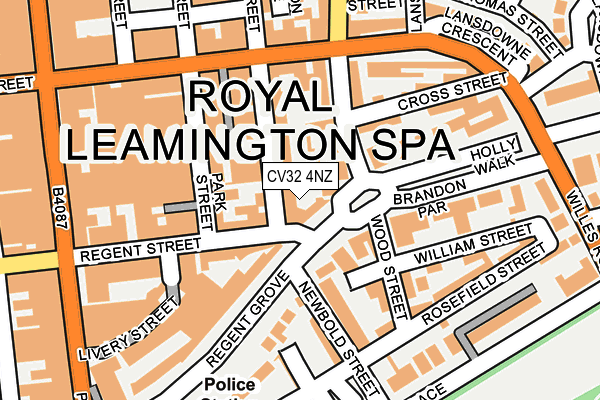 CV32 4NZ map - OS OpenMap – Local (Ordnance Survey) CV32 4NZ map - OS OpenMap – Local (Ordnance Survey)
