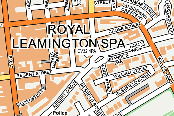 CV32 4PA map - OS OpenMap – Local (Ordnance Survey)