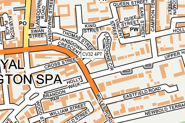 CV32 4PT map - OS OpenMap – Local (Ordnance Survey) CV32 4PT map - OS OpenMap – Local (Ordnance Survey)
