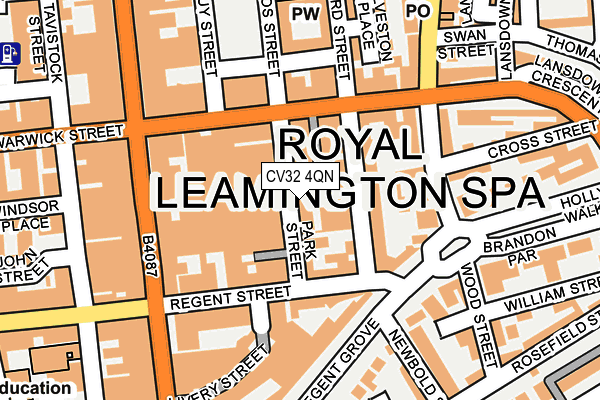 CV32 4QN map - OS OpenMap – Local (Ordnance Survey)