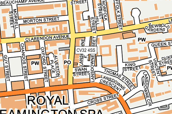 CV32 4SS map - OS OpenMap – Local (Ordnance Survey) CV32 4SS map - OS OpenMap – Local (Ordnance Survey)