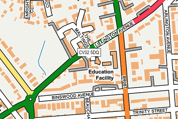 CV32 5DQ map - OS OpenMap – Local (Ordnance Survey) CV32 5DQ map - OS OpenMap – Local (Ordnance Survey)
