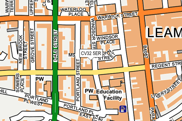 CV32 5ER map - OS OpenMap – Local (Ordnance Survey) CV32 5ER map - OS OpenMap – Local (Ordnance Survey)